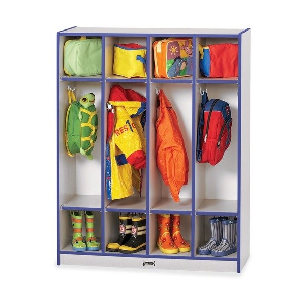 LOCKER, COAT, 4 SECTION, BE